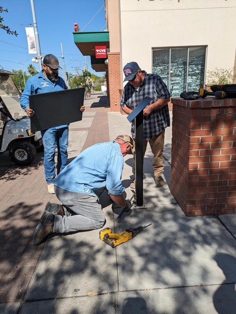 Have you had the chance to visit the Arizona Scale Model of the Solar System? Now is the time to go see it as Pluto was finally installed this morning! Thank you to LPL's Dr. Zarah Brown for overseeing this project! lpl.arizona.edu/solarsystem/