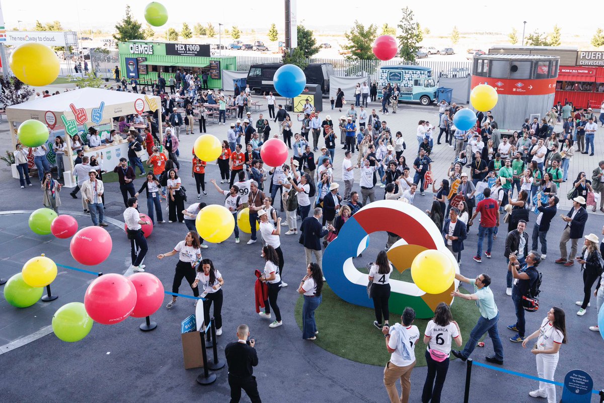 Cerramos con gol de oro con nuestra Summit After Party 🎊

Gracias a todos los asistentes, clientes, partners y sponsors que nos habéis acompañado en un evento que ya es inolvidable. Al igual que la #IA generativa, este #GoogleCloudSummitMadrid ha hecho historia 🏆 <a href="/Metropolitano/">Riyadh Air Metropolitano</a>