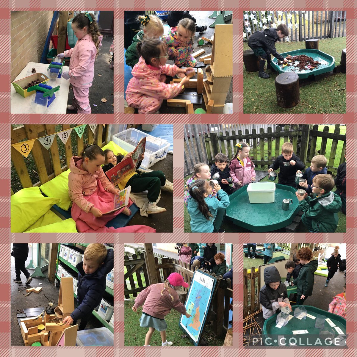 spstyear1's tweet photo. 1L have had lots of fun while learning outside today.  We did maths, science, geography, DT, reading and planted some sunflower seeds.  We even had a tea party! #outdoorlearningisfun #iqmfamily @OutdoorClassDay https://t.co/9FJiOpZGhM