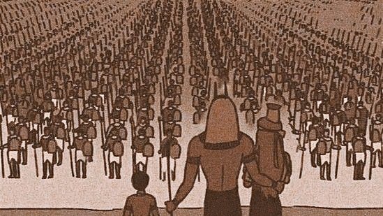EnneadFF's tweet photo. short experiment | mostly Seth POV
angst + memories
mentioning the death of Horus the Elder
#ENNEAD #Seth + siblings

𝙈𝙮 𝙛𝙞𝙧𝙨𝙩 𝙬𝙖𝙧

“Brother! Brother, why... why me?”
The young god's hurried, confused footsteps echo off the high walls and the older man stops. https://t.co/W52vUADBVB