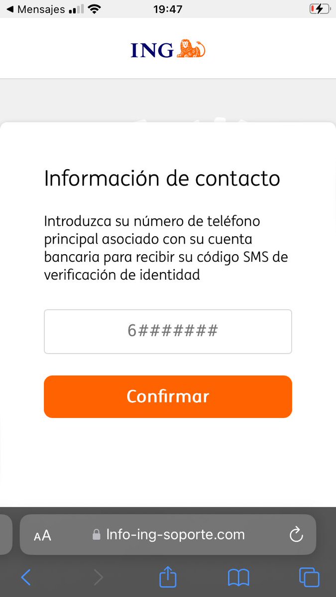 Electro_Duende's tweet photo. @ING_es @policia metiendo datos (falsos, claro) se puede comprobar cuánta información intenta recopilar: https://t.co/wkLfAe8pWS