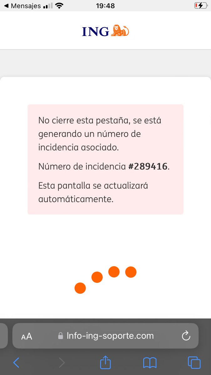 Electro_Duende's tweet photo. @ING_es @policia metiendo datos (falsos, claro) se puede comprobar cuánta información intenta recopilar: https://t.co/wkLfAe8pWS