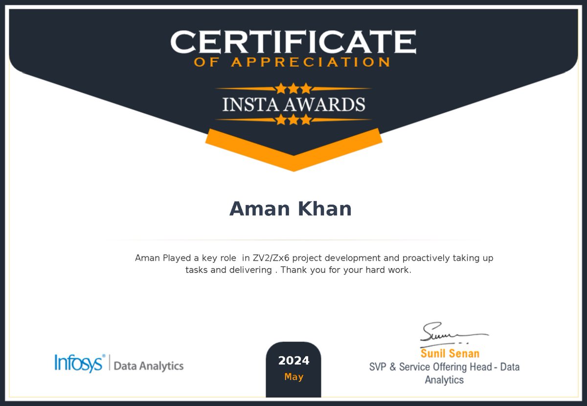 #infosys #DataAnalytics #dataengineering #certificate