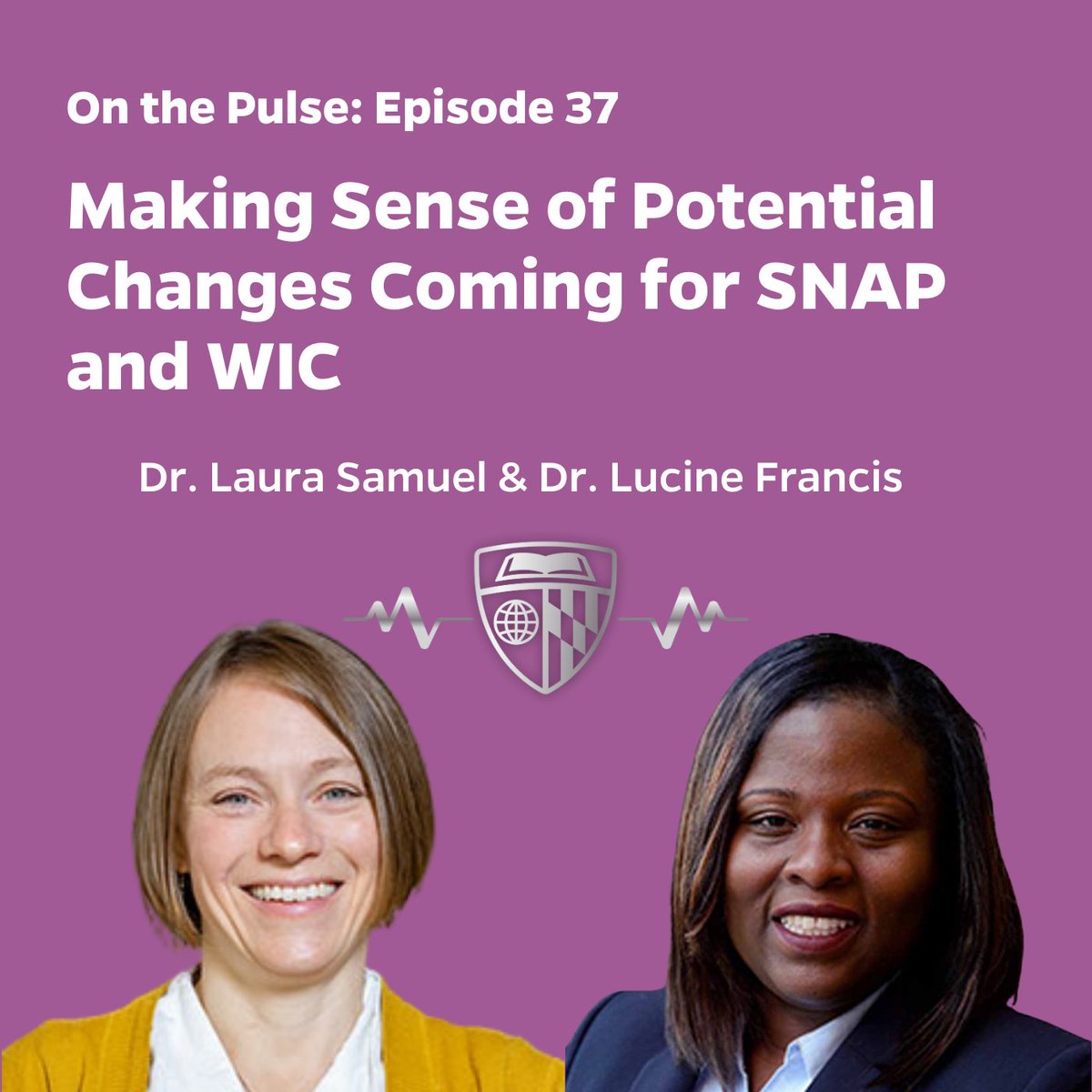 Check out the latest On The Pulse Podcast with Drs. @Laura_J_Samuel and Lucine Francis on the implications of the competing Farm Bills on the House floor on food assistance programs and why nurses’ voices are important in these discussions. bit.ly/3QYJrVo