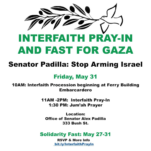 BeytTikkun's tweet photo. The situation on the ground in Gaza has gotten unimaginably worse. We are taking our prayers and action to Senator Padilla’s office. I will be joining an interfaith pray-in and fast for Gaza and invite you to join me.
We invite you to participate: https://t.co/ICeZuSU7UP