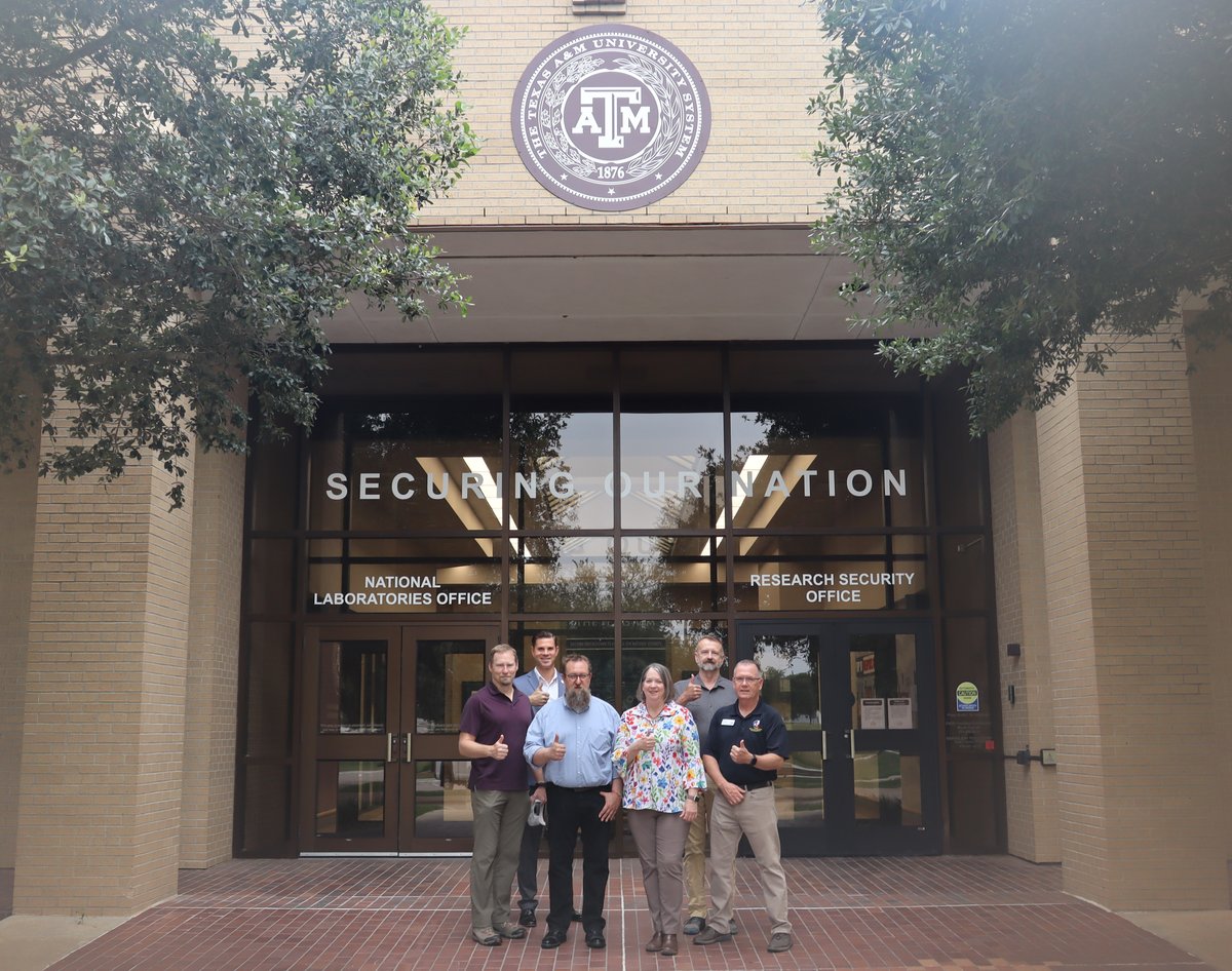Texas A&M System Nuclear Security Office tweet media