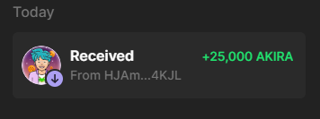 I just won 25.000 $AKIRA 🥳

Giving it to 1 active follower 🏆

- Follow me + <a href="/DRAGONSOLNFTs/">DRAGONSOL 🐉</a> 
- RT this post + my last post 👇

⏰ 120min - Good Luck! 🍀

x.com/KingSolNFTs/st…