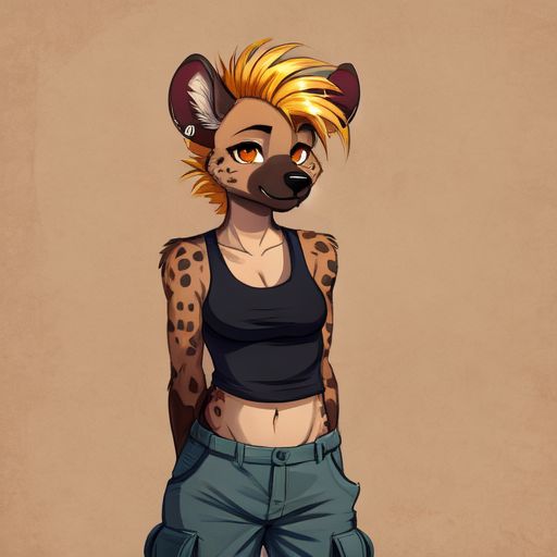 CrimsonWerecat's tweet photo. @F0XnR0LL Have a Brody (hyena) and a Faye (bear), if love to see them in your style! https://t.co/S885wsFZfd