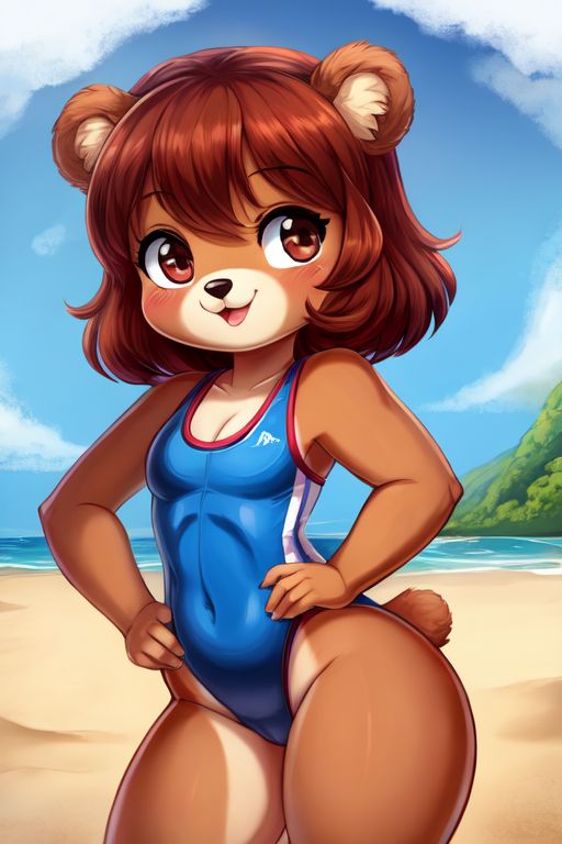 CrimsonWerecat's tweet photo. @F0XnR0LL Have a Brody (hyena) and a Faye (bear), if love to see them in your style! https://t.co/S885wsFZfd