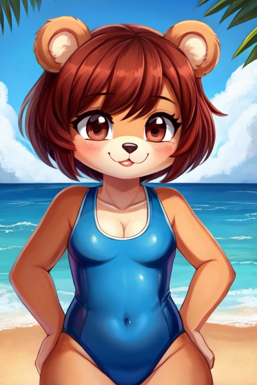 CrimsonWerecat's tweet photo. @F0XnR0LL Have a Brody (hyena) and a Faye (bear), if love to see them in your style! https://t.co/S885wsFZfd