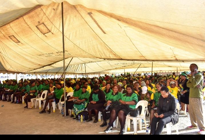 01nhud2's tweet photo. The Treasurer General of the ANC, Comrade Gwen Ramokgopa addressed the ANCWL National Day of Prayer taking place at Change Bible Church in Katlehong.
#ANC2024
#VoteANC2024 
#LetsDoMoreTogether 
#SiyanqobaRally
@MYANC https://t.co/IvPsDMwfHI