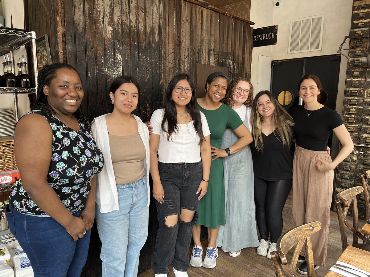 End of the year lunch with The Attachment and Health Disparities Lab (aka the best team ever!). Thank you, Dr. Cook (<a href="/DrStephanieCook/">DrStephanieHCook</a>) for being such an incredible mentor! I look forward to working with all of you for many years to come!