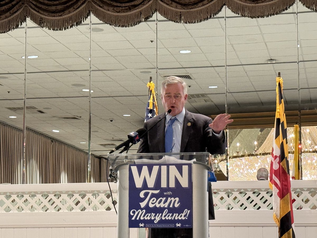Proud to attend the MD Democratic Party’s Unity Breakfast this morning and share my full endorsement for County Executive Alsobrooks.

With so much in jeopardy, Marylanders from Oakland to Ocean City must mobilize every day until November to ensure we hold the line.