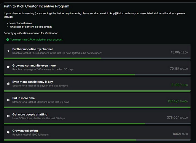 I literaly will not be silent anymore . 

I will speak . If you all going to continue focuss on your own content , we will focuss soon in other places. 

I have put my heart in this platform and its going down.

@KickCommunity We need to ACT.  This is a major problem. While you