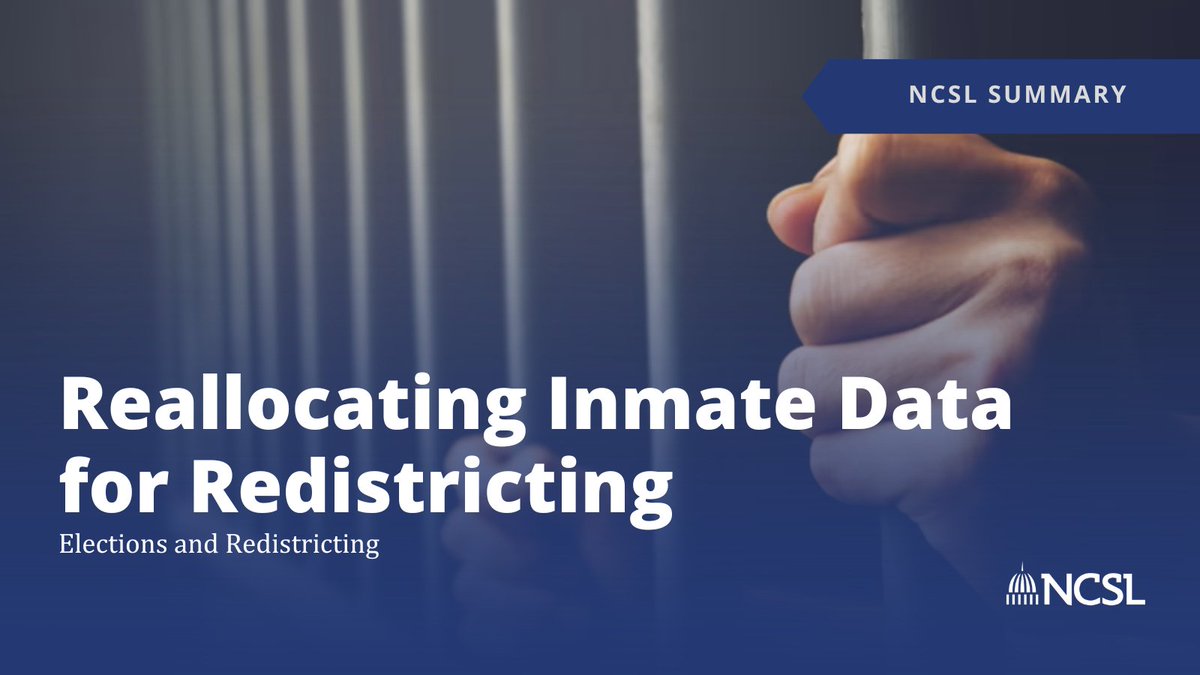 How do states treat people who are incarcerated for redistricting purposes? Six states have policies to reallocate prisoners and inmates to their home addresses. Read more: bit.ly/44PADXT