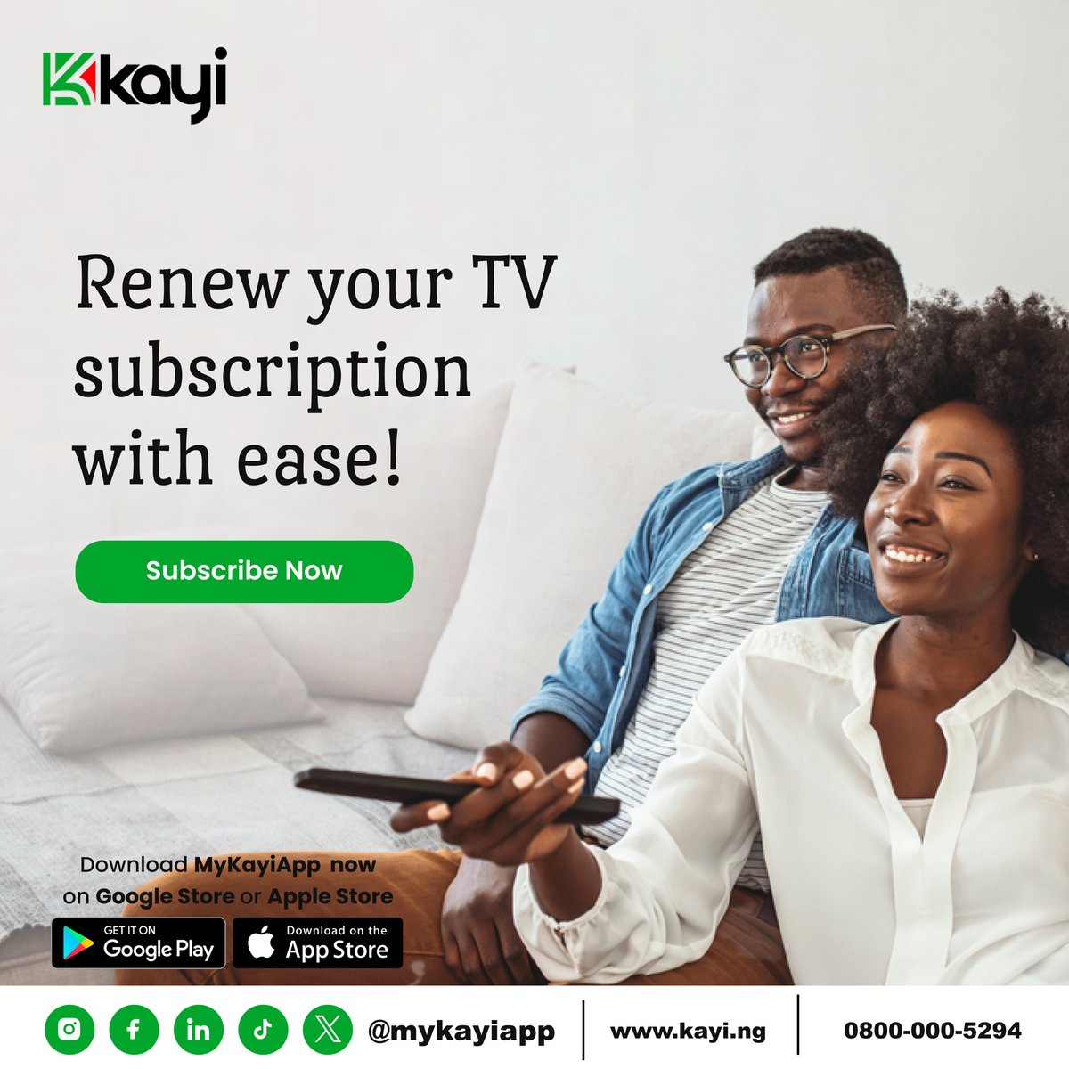 mykayiapp's tweet image. Renew your cable TV subscription hassle-free with Kayiapp! Follow these simple steps to ensure uninterrupted access to your favorite shows and channels.

#RequestPaymentMadeEasy #ModernConvenience #TraditionalValues #MyKayiappEase
#Kayiway
#DigitalBanking