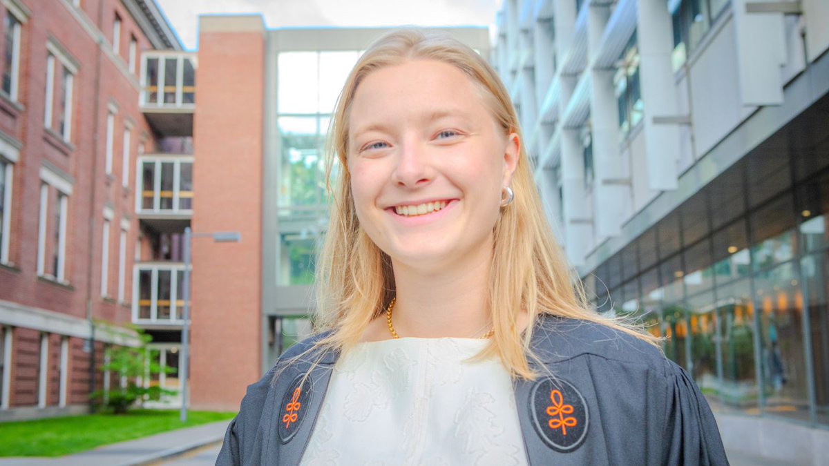 Nora Hallqvist Hellstadius, S.M. in computational science and engineering, will be joining a consulting firm in London. “I took a broad range of classes here, which was really beneficial for me,' she said.