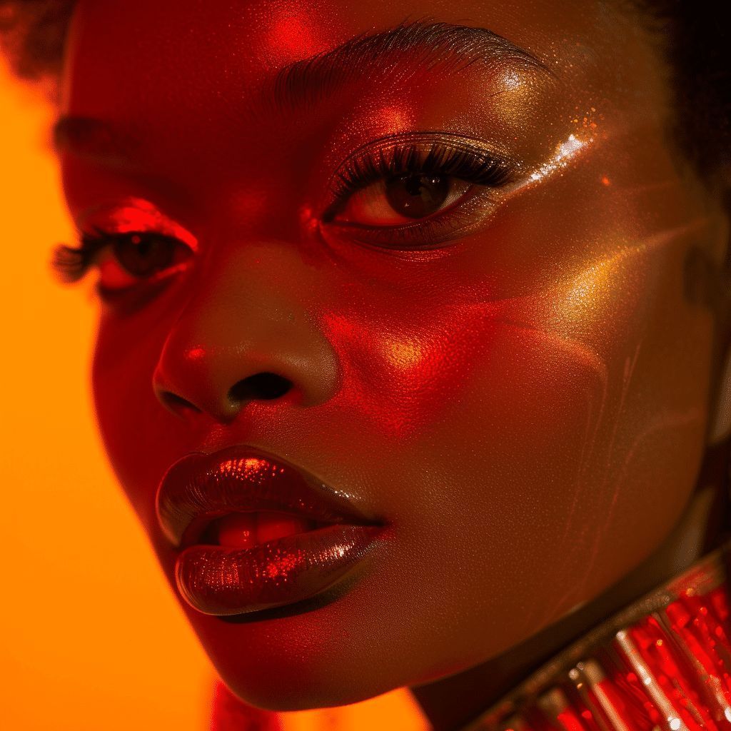 Freeflo_ai's tweet photo. close-up portrait of an iridescent {subject}, posing for the cover of fashion magazine against an orange background. The high fashion photography features bold makeup and hairstyle with studio lighting in the style of glamorous magazine covers

#promptshare #midjourney #aitips https://t.co/9dtIEChCkz