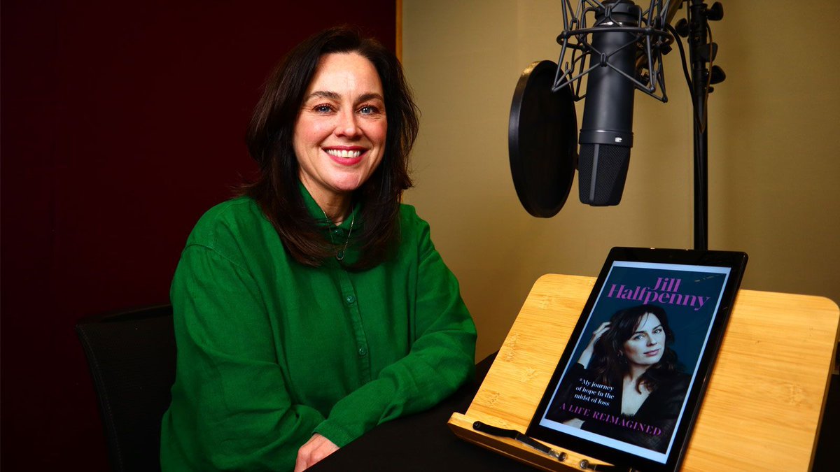 We had such a fantastic time at the audiobook recording of A Life Reimagined with @halfpennyjill earlier this month! 💙 Pre-order the audiobook of this inspirational guide to grief now: buff.ly/3UQWY2t