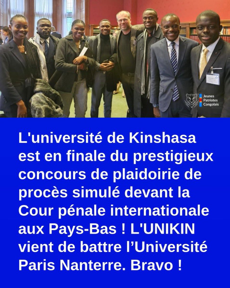 Félicitations aux jeunes étudiants de droit 🇨🇩 @JeunesseCN_RDC <a href="/jeune_afrique/">Jeune Afrique</a> <a href="/JeanmarcKabunda/">Jean-Marc KABUNDA 520 GB</a> <a href="/Presidence_RDC/">Présidence RDC 🇨🇩</a> les jeunes étudions sérieusement car demain c’est nous qui prendrons relève de ce pays…to yekola soki occasion emonani @Rdc <a href="/CourPenaleInt/">CPI-Cour pénale int.</a>