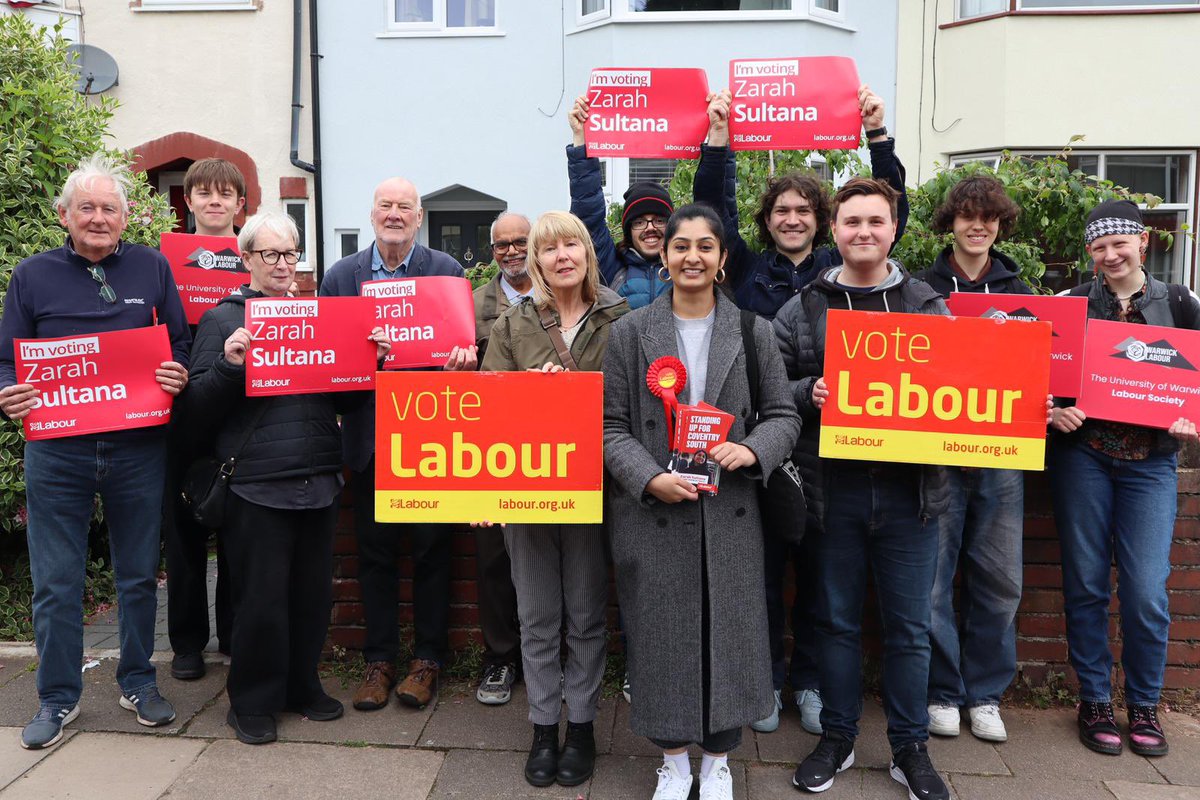 It's been the honour of my life being the MP for Coventry South. Having been unanimously re-selected by Labour branches and affiliates, I am proud to be standing again. Today we held the first campaign session of the General Election. Let's do this 💪🏽