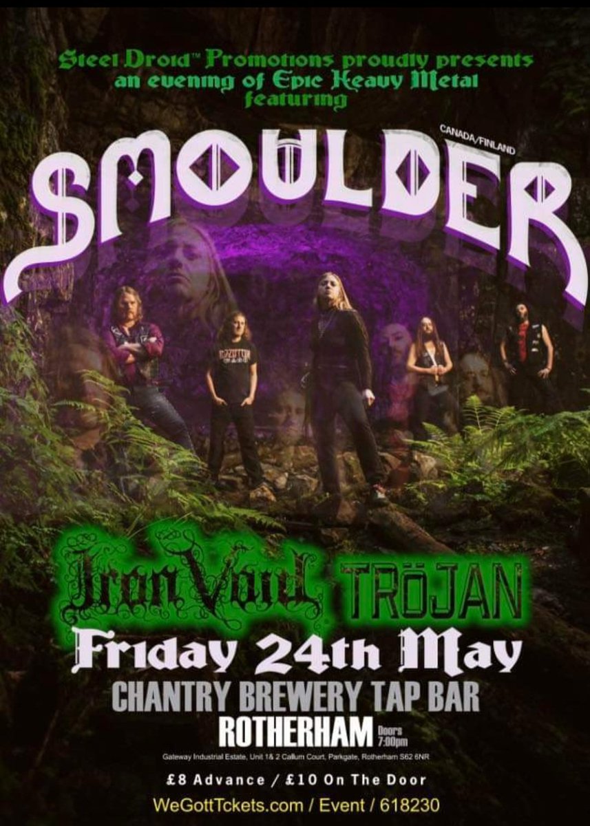 Rotherham tomorrow night! #Doom #Metal 🇨🇦