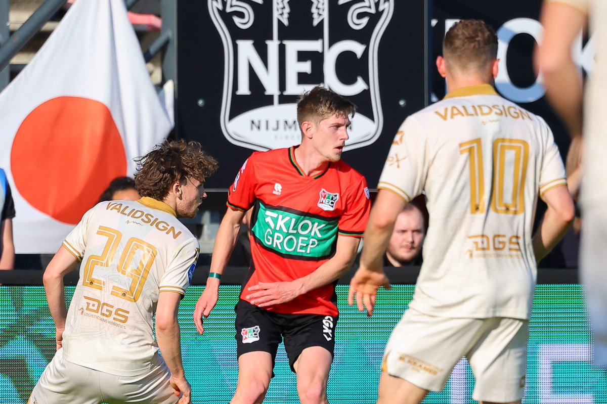 Go Ahead Eagles zijn ook in de eerste fase van de 2de helft sterker, NEC komt er niet aan. #necgae #necnijmegen