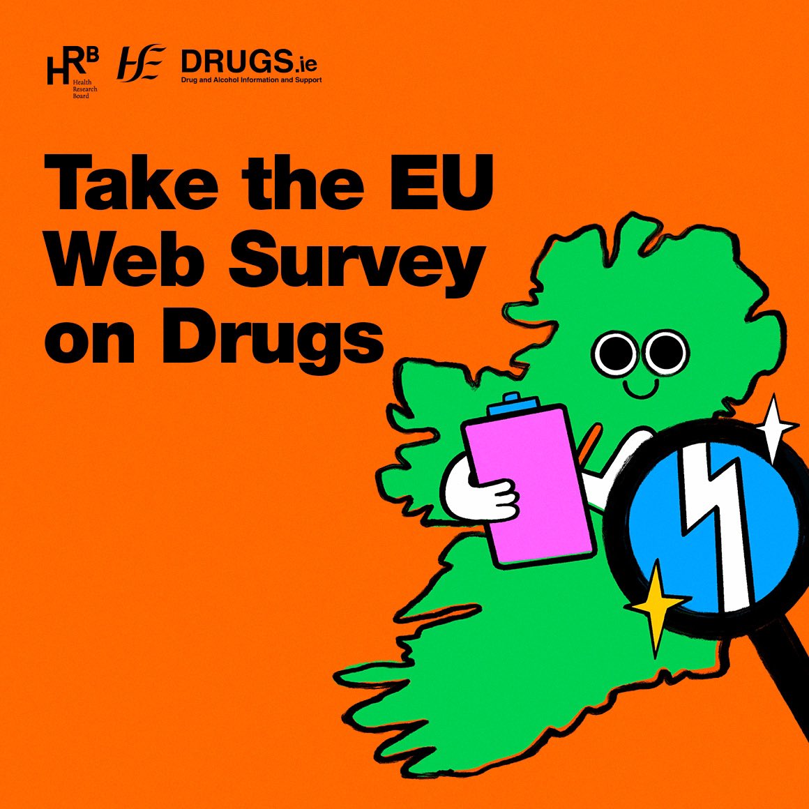 ❓Do you use drugs in nightlife? 
✅ Do you practice harm reduction? 
🧪Would you use the HSE ‘back of house’ surrender bins? 
💊Have our messages impacted your behaviours?

These are questions we ask in the Irish modules of the EU Web Survey on Drugs 

👉🏻ec.europa.eu/eusurvey/runne…
