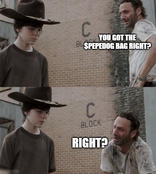 You did get the $PEPEDOG, didn’t you? Please tell me you did!