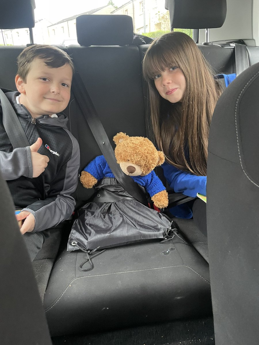 Mr Teddy takes his seatbelt safety very seriously when going to visit our nurseries. He and the buddies were very excited to visit @HamiltonhillFLC today with some special books. Can’t wait to see what he gets up to #P1transitions2024 #buildingrelationships #RTA