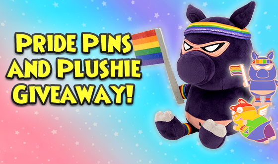 Wizard101's tweet image. Celebrate Pride with these pals! 🏳️‍🌈

The Pride Pals Pin Pack and Rainbow Ninja Pig Plushie are coming soon and here's your chance to win them both!

How to enter:
1. Follow @Wizard101 and @Makeship
2. Repost this post

Giveaway ends May 29th at 11:59 PM CST. Good luck! #Wizard101