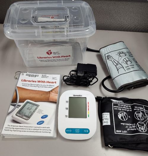 AnokaCoLibrary's tweet image. ACL is teaming up with the American Heart Association-Minnesota  to provide #LibrariesWithAHeart - Blood Pressure kits. Place a hold in the catalog tinyurl.com/ACLBloodPressu… and checkout a kit for 3 weeks. 

#BloodPressureKits  #MNLibrariesTransform