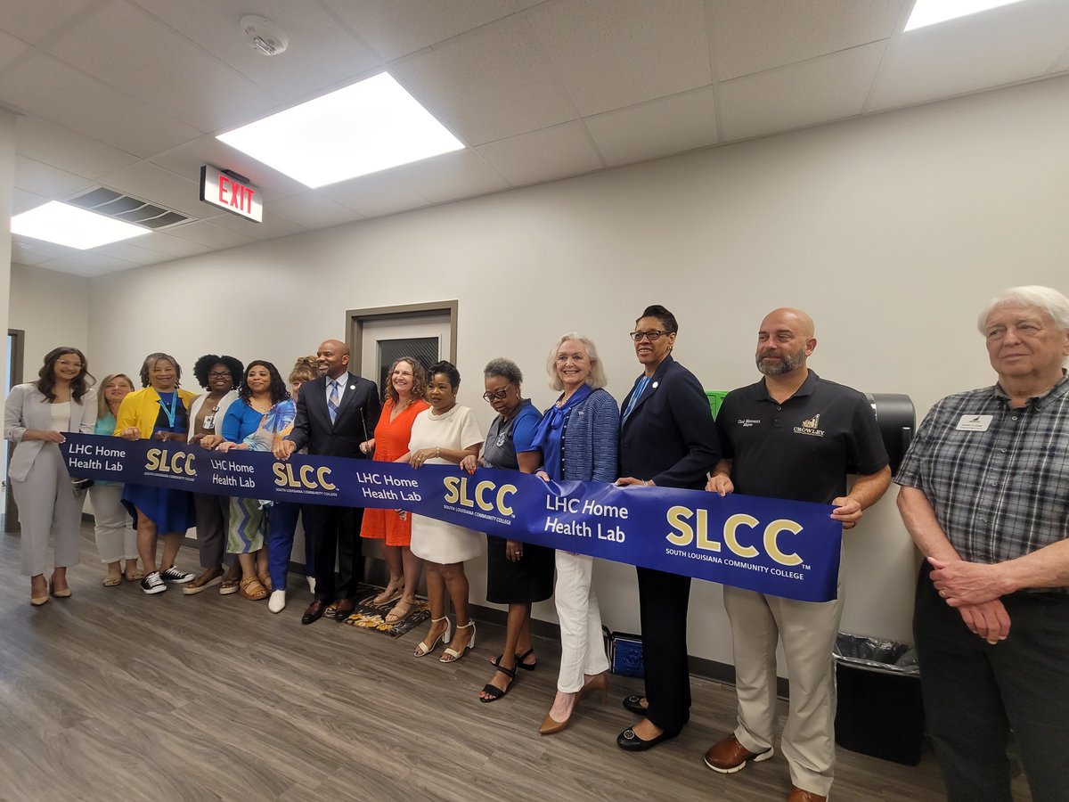 solaccofficial's tweet photo. Excited to announce the opening of our new Home Health Training Lab at our Crowley campus thanks to the "Legacy of Caring in the Home and Community" initiative by LHC Group Inc. and the Myers Family Foundation!
#LegacyofCaring #CommunityIsInOurName #Thankful https://t.co/15eRAb6X74