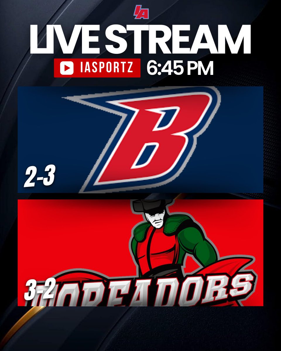 🔴 LIVE TONIGHT 🔴 @abrowniabball will be in Boone to call a RRC matchup between the Toreadors and the Bombers! Catch all the action on IASportz YouTube. youtube.com/@iasportz?si=V… #IAbaseball X #iahsbb⚾