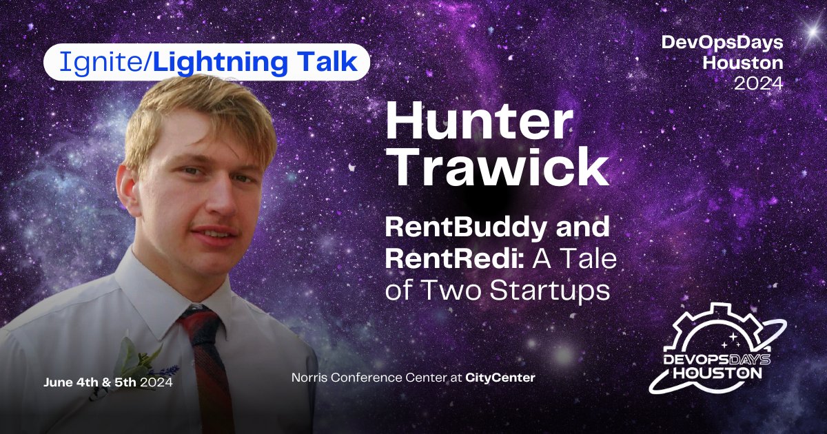 DevOpsDaysHTown's tweet image. Meet Hunter Trawick, a software engineer and team lead optimizing #RentRedi for landlords. With full-stack JavaScript expertise (React, Angular, Firebase, Google Cloud) and experience in insurance, social media, HR, and more. #SoftwareEngineer #TechLead #FullStackDeveloper
