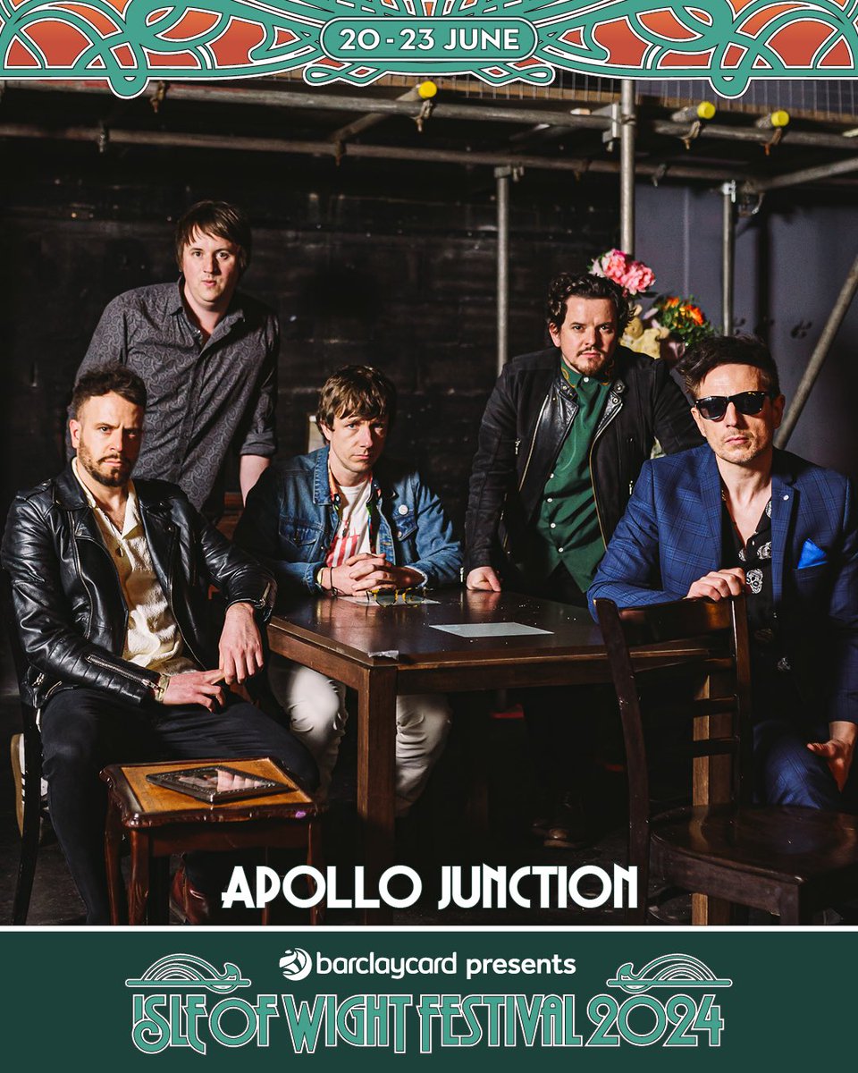 ApolloJunction's tweet photo. *MASSIVE NEWS* 
We are delighted to be opening the MAIN STAGE on the Saturday of the Barclaycard Presents 
THE ISLE OF WIGHT FESTIVAL 2024!

As a band, you’re always looking forwards. It’s not about where you’ve been… It’s where you’re going to be … so with that in mind, we’ve been lucky to play pretty much every stage at The IOW Festival and this year we go BIG!! 🚨