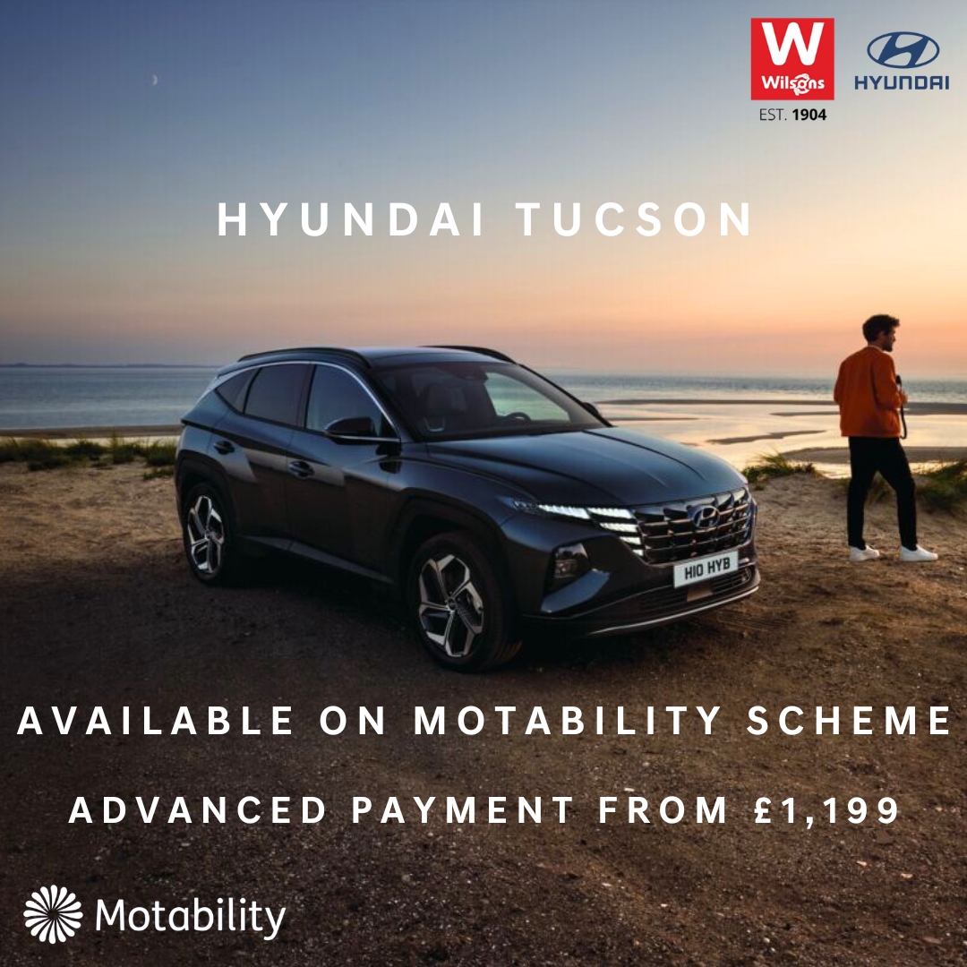 wilsonsepsom's tweet image. The new Hyundai TUCSON is now available on the Motability scheme with an advanced payment of ONLY £1,199! 

#Motability #MotabilityScheme #MotabilityCar #Hyundai #TUCSON #NewTUCSON #SUV #Familycar #Cars #CarDealership #Wilsons #Epsom