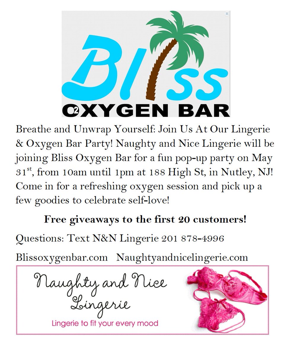 Breathe and Unwrap Yourself: Lingerie & Oxygen Bar Party! Join Us! #NaughtyandNiceLingerie #FreeShipping #ShopSmall #ShopFromHome #naughtylingerie #sexywoman #lingerie #hosiery #nightwear #fashion #sexylingerie #womenlingerie #DeserveToBeFound