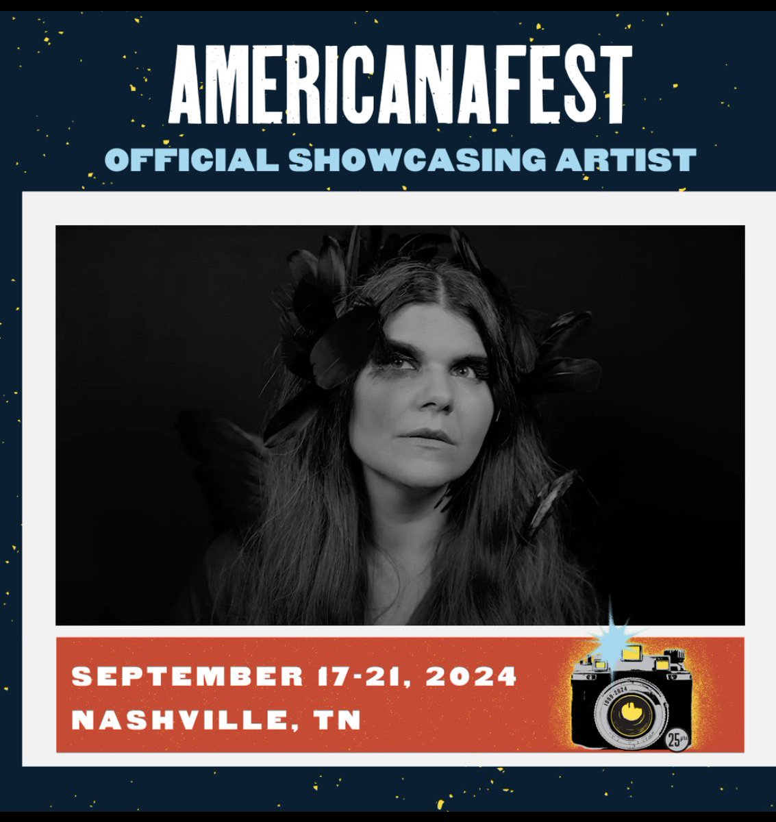📣Big Announcement!! - I’m excited to share that I’ll be going to Nashville later this year!!! ✈️🎶 This will be my first time playing @americanafest 🤠 I am honoured to have been invited to showcase in September! Stay tuned for more updates! Can’t wait! #Americanafest
