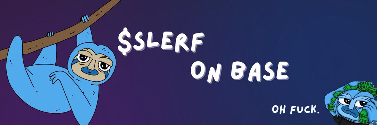 There’s a new $SLERF in town 

Based team behind it 👀 

Slerf on #SOL is sitting at $140m 
Slerf on #BASE is sitting at $100k

Marketing is about to start sending 🚀

t.me/SlerfBlueBase

0xA5423626E52bF5Fa58A3010b5EeA0884018E155D

#slerf #memecoins #meme #crypto #basechain