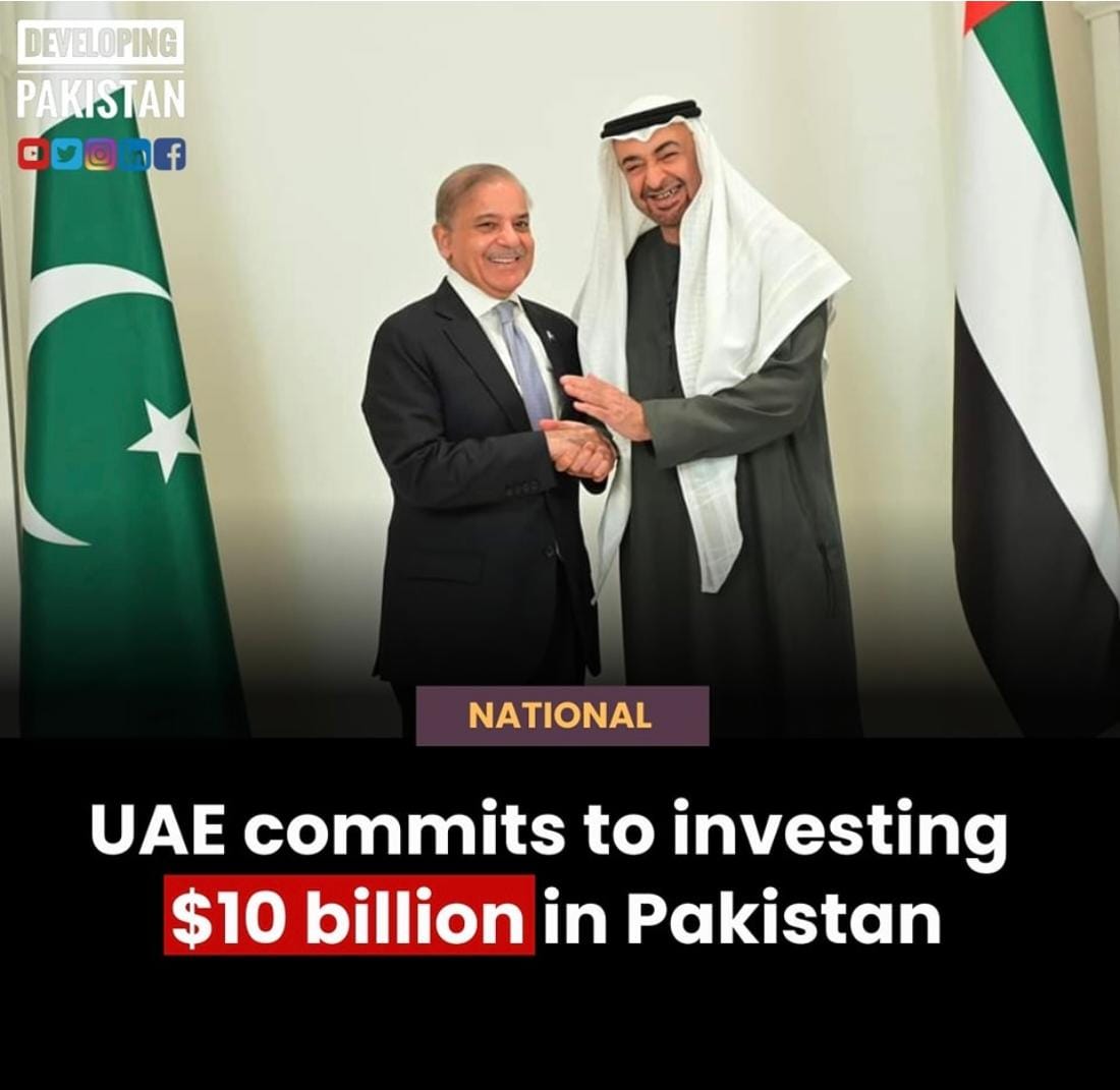 KhurramShirmeen's tweet photo. وزیراعظم شہباز شریف کی سفارتی محاظ پر بڑی کامیابی 
متحدہ عرب امارات  پاکستان میں 10 ارب ڈالر کی سرمایاکاری کرے گا۔
@CMShehbaz
چاچو یوتھیاں نوں ساڑ ساڑ مارے گا 😂 https://t.co/WEm8NEpso2