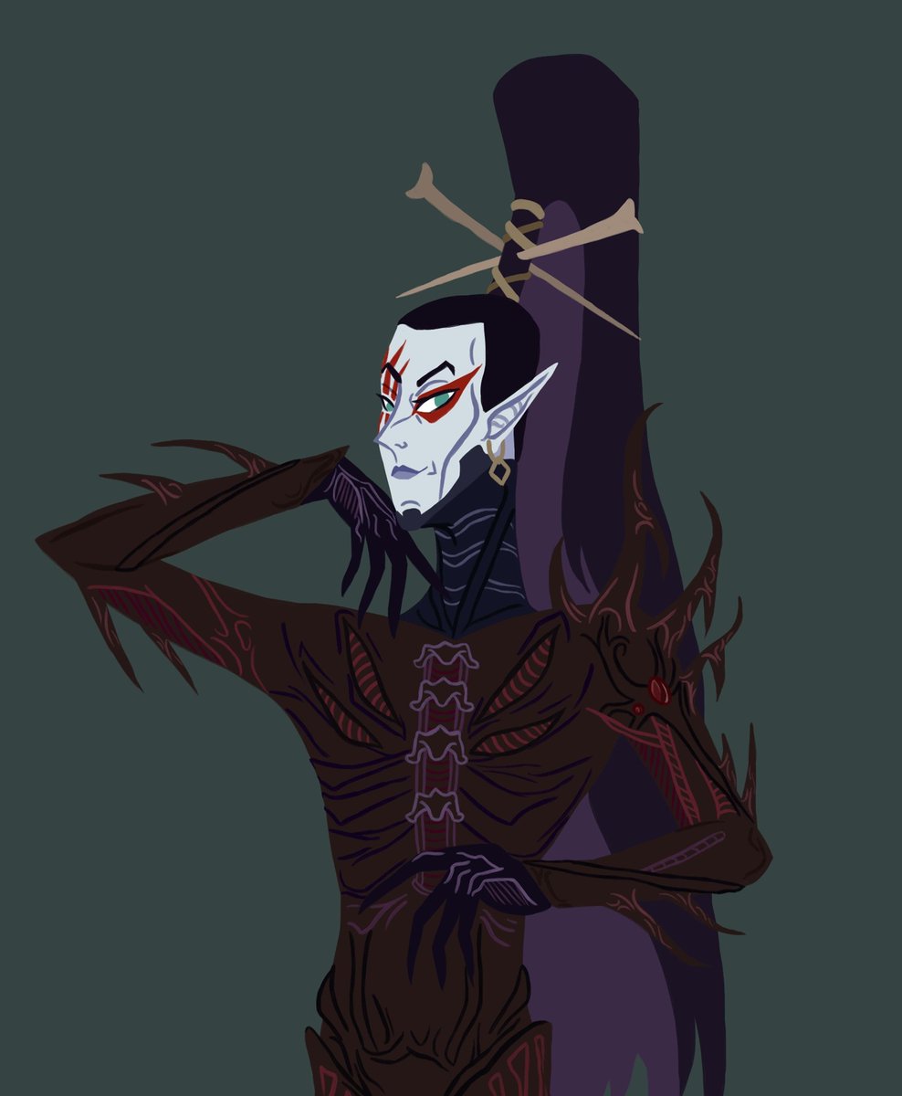 Gigeresque Marazhai. My contribution to the creepy insect alien aeldari agenda

#marazhai #roguetrader #warhammer40k #drukhari