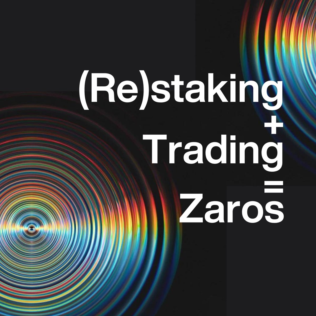 DeFi lego is a thesis. Can you think of a blend of restaking and perps aimed at boosting your yields further? That's what @zarosfi is building. Let's explore ↓