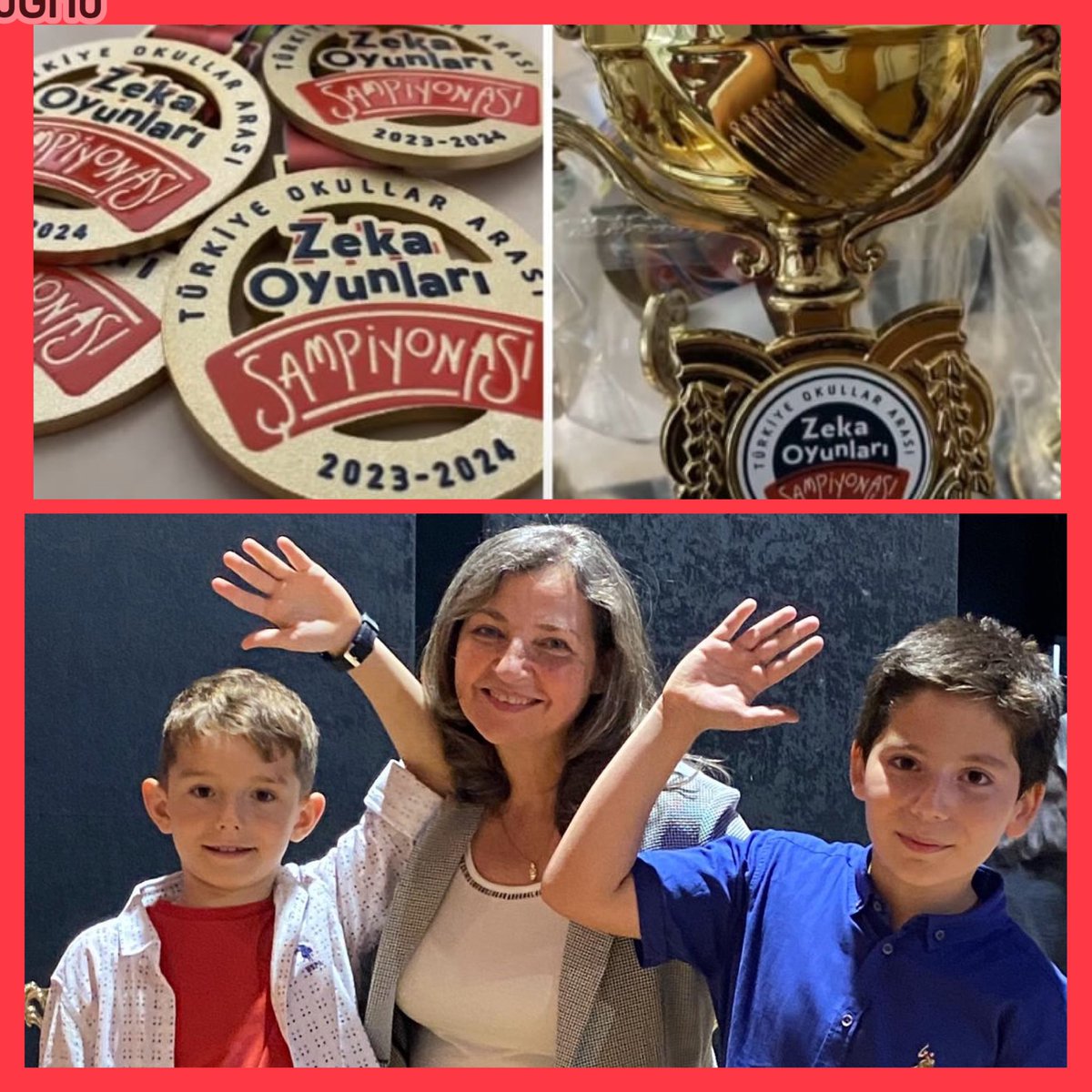 Emlak Konut Ergene Vadisi İlkokulu
TÜRKİYE OKULLAR ARASI ZEKA OYUNLARI ŞAMPİYONASI
3. Sınıflar Türkiye İkincisi🏆🥈
Tebrikler ve Emekleriniz için TEŞEKKÜRLER ,<a href="/KarabogaDemet/">Demet Karaboga</a> 
Tebrikler çocuklar. Yolunuz açık olsun.👏👏👏