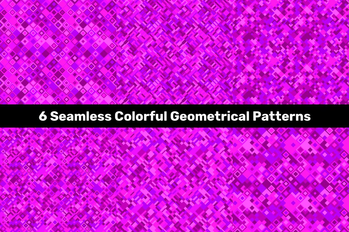 DavidZydd's tweet image. 6 Seamless Colorful Geometrical Patterns creativefabrica.com/product/6-seam…  #patternrepeating #PatternBundles #seamlessabstractbackground #BackgroundBundles #PremiumVectorPatterns #AbstractBackgrounds #VectorBackgrounds #sale #GeometricGraphics #geometric #CheapVectorPattern