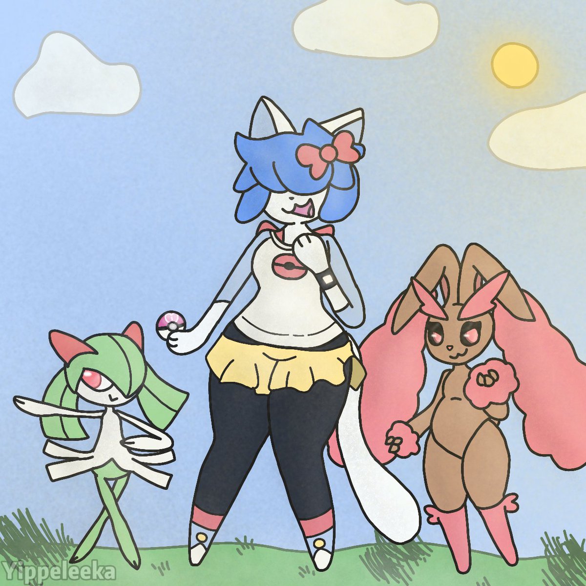 Yippeleeka's tweet photo. Art trade I did with @a_4alice (about 3 months ago) https://t.co/2MfBiXCboO