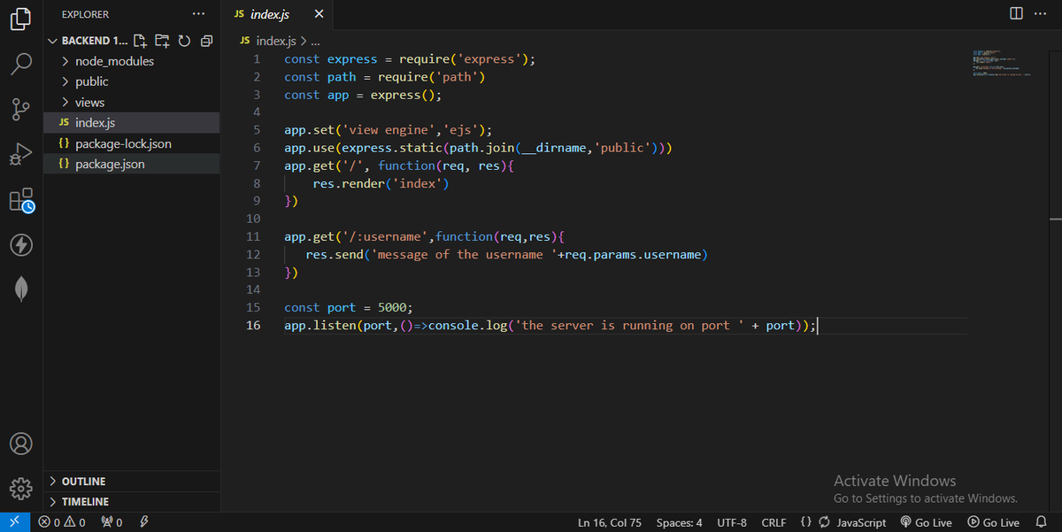 Developer_shub_'s tweet photo. Day 2 of #21days-of-backend-Development.

Today I learn about routing and ejs in node-js.✍️✍️✍️✍️✍️✍️✍️

#backend_development #nodejs #mondodb #reactjs #expressjs #routing #ejs https://t.co/vxwIPjOshE