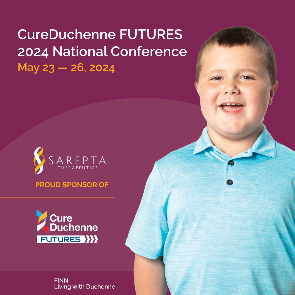 Are you attending @CureDuchenne FUTURES and have a question for Sarepta? Our team is available throughout the conference at our two booths and our Lego activity. Hope to see you there!