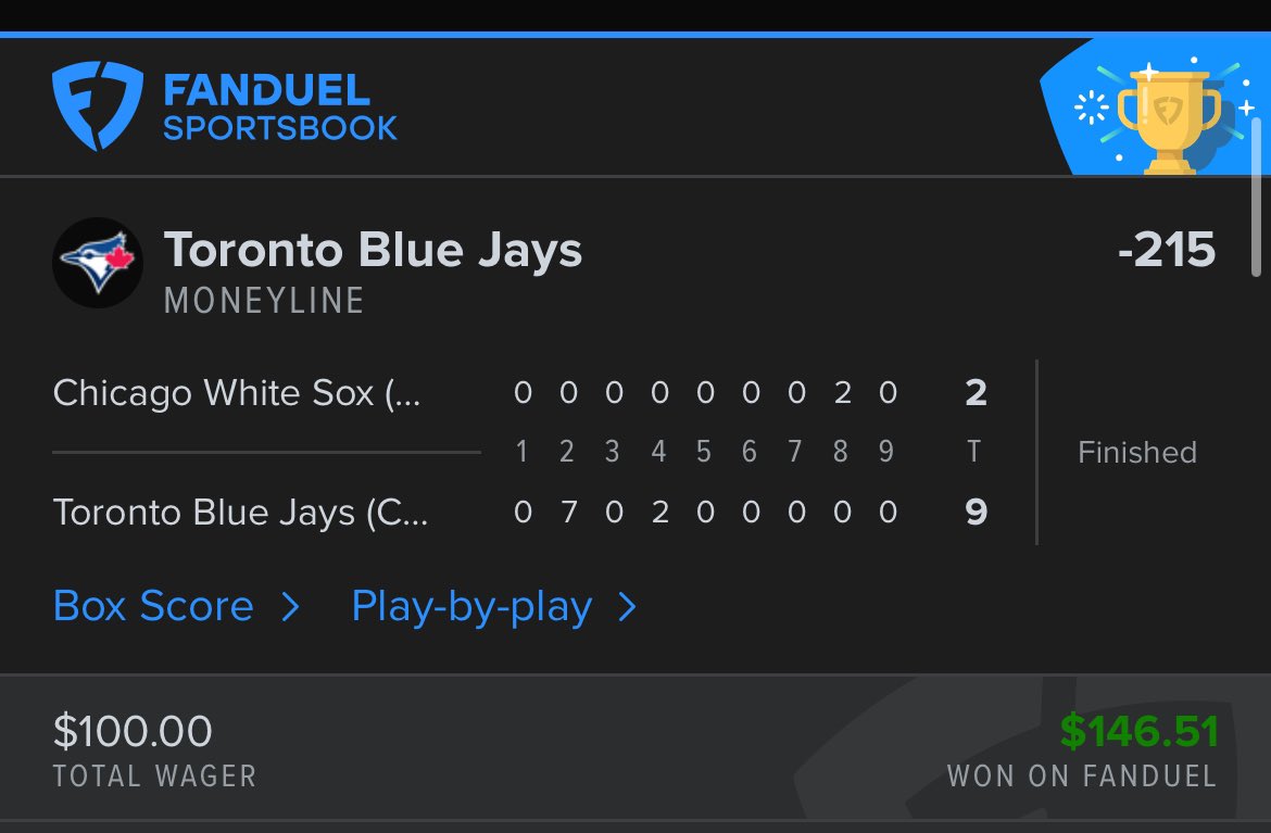 Our Head Analyst, @ShayneTrail’s and his #1 MLB trend now moves to (123-21) on the ML since 2022! 💰Blue Jays ML This MLB investment also closed with over 40 cents of CLV!