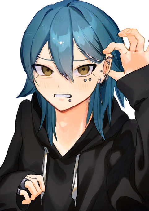 描いたまま世に出してないマiサキ居た...これは霧i野センパイに内緒で勝手に開けて怒られる幻覚...(17歳くらい強めの幻覚モロ捏造) 